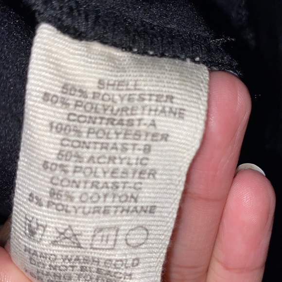 Mystree Faux Leather Knit Moto Jacket - Picture 4 of 4